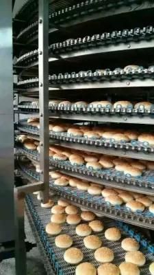 Customized Length Width with Plastic Mesh Conveyor for Bread Cooling Transporter