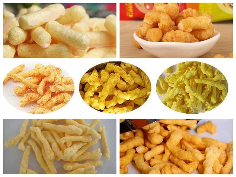 Fried Kurkure Cheetoes Food Snack Making Machine