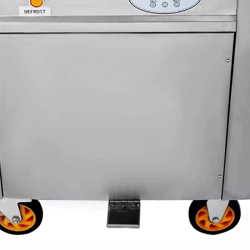 Top Desktop Fried Ice Cream Machine Single Tank Roll Ice Cream Machine