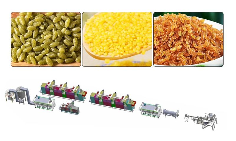 Nutrition Rice Processing Line Artificial Rice Production Line for Factory