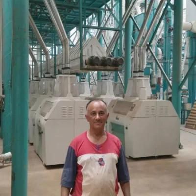 100tons Maize Mill Running in Nigeria Zambia with Maize Flour Milling Machines Flour ...