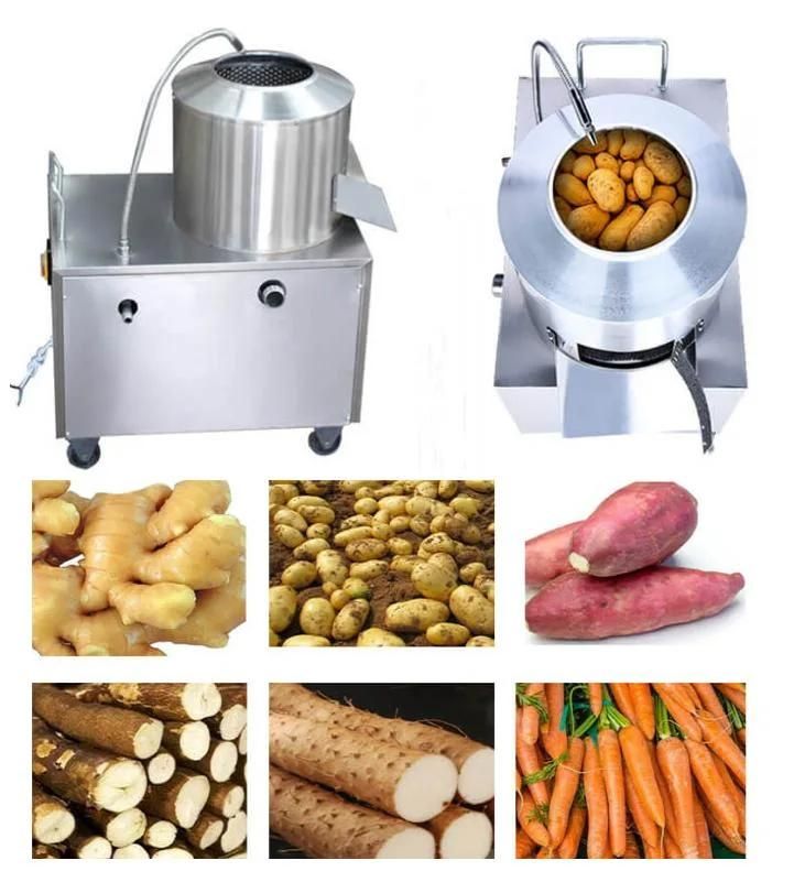 Vegetable Washing Machine Electric Automatic Potato Radish Carrot Ginger Peeler