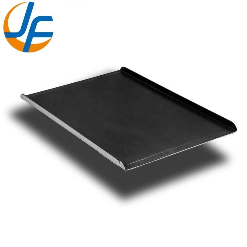 Aluminum Flat Baking Non-Perforated 3/4 Side Trays