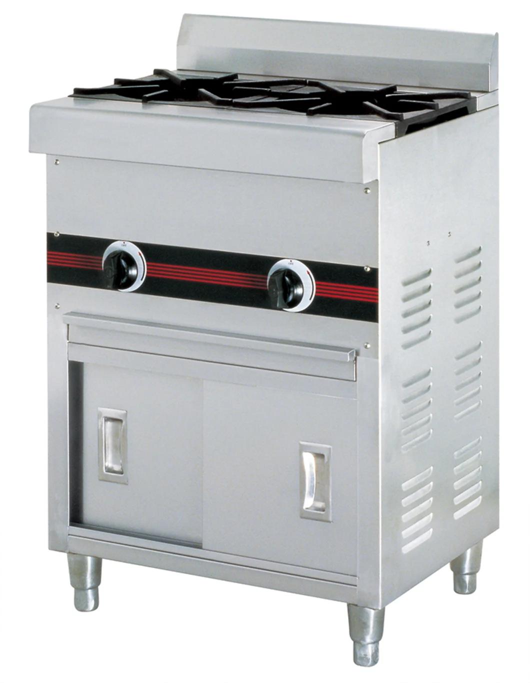 Factory Price Commercial Gas Stove 2 Burner Cooker for Hotel Restaurant