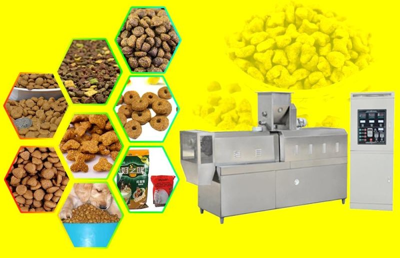 Automatic Pet Treat Granulator Extruder Processing Line Pet Snack Stick Machine Compress
