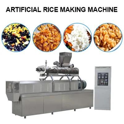 High Efficiency Machine Rice Production Fortified Making Machines Artificial Rice Extruder