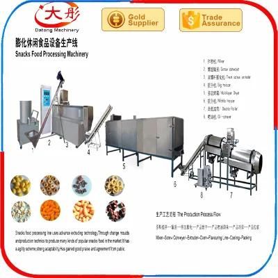 Corn Puff Snack Food Machine/Corn Curls/Cheese Ball Process Machinery