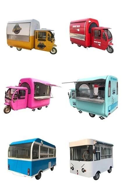 China Made Food Trailers Fast Food Mobile Food Trailer India