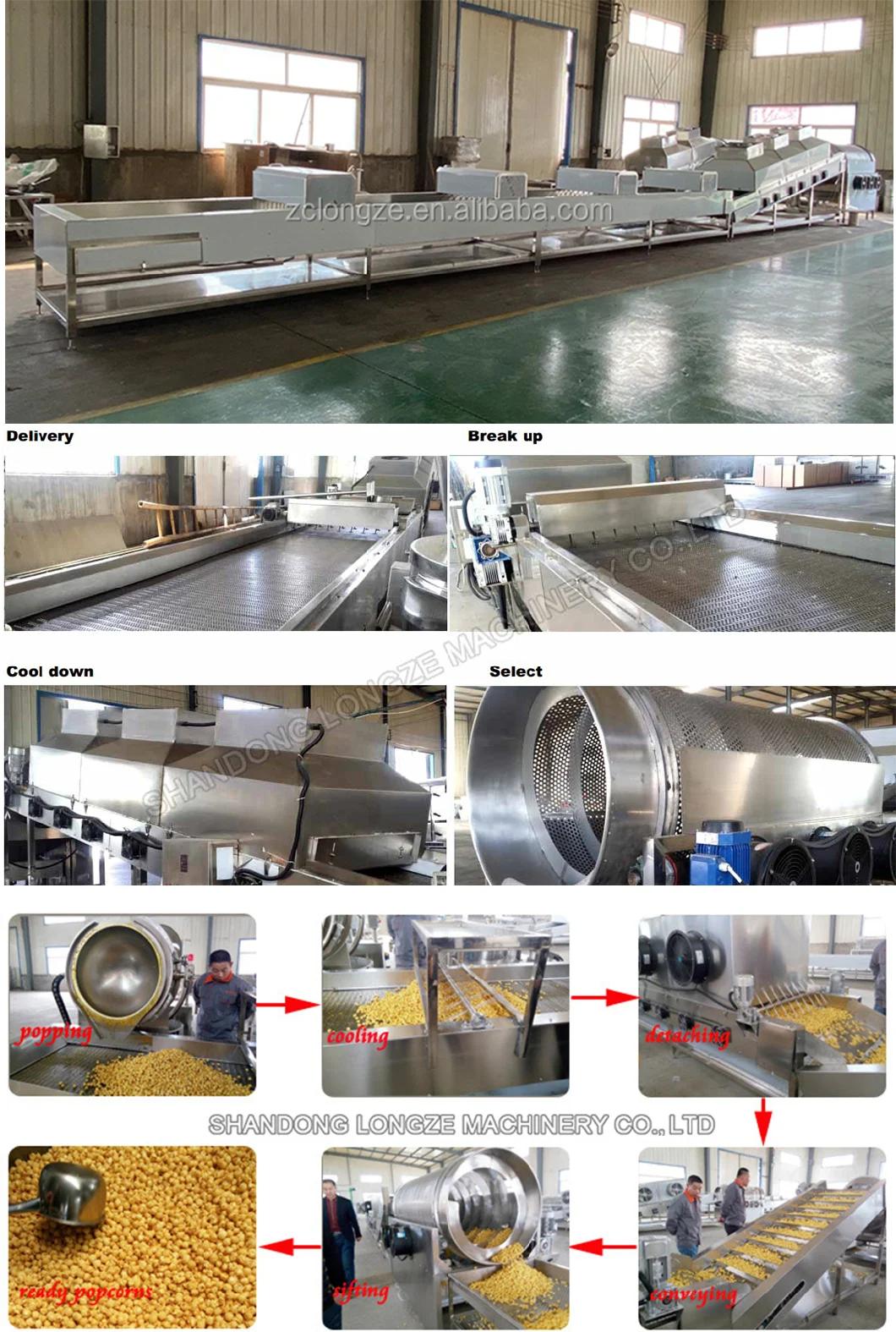 Large Capacity Automatic Commercial Caramel Popcorn Making Machine for Sale