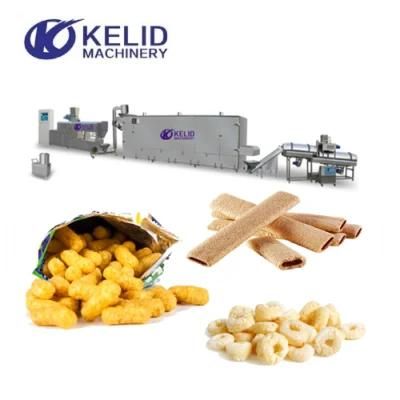 Ball Corn Puff Making Machine Puffed Snacks Production Line