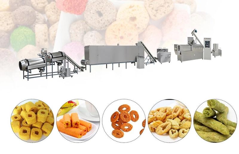 Automatic Top Quality Chocolate Corns Snacks Food Making Machine