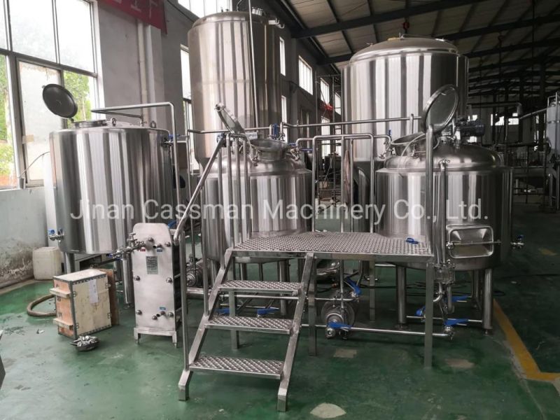 Cassman Restaurant 500L Brewing Cerveza Equipment with CE Certificate