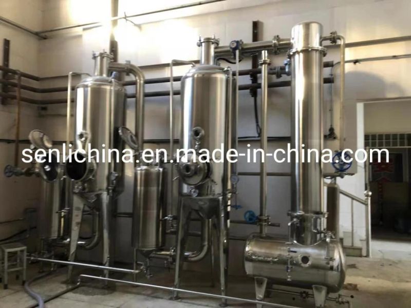Multi Effect Falling Film Evaporator for High Heat Sensitive Material Evaporating
