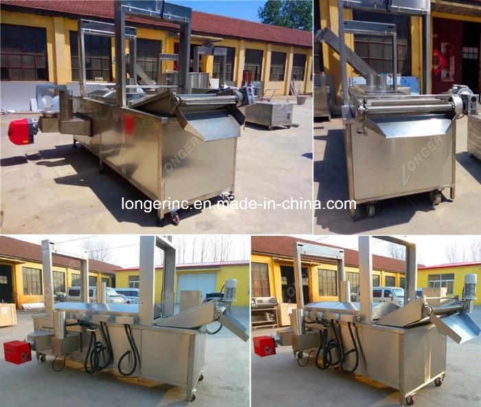 Professional Automatic Industrial Fryer Plantain Chips Frying Machine