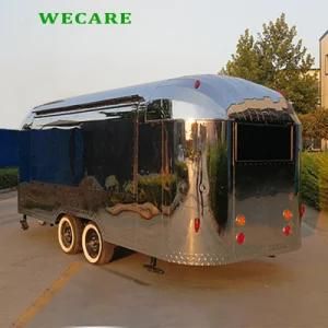Mobile Stainless Steel Food Truck Trailer