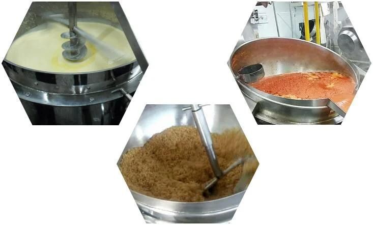 Gas Jacketed Pot 100L Jacket Cook Kettle Cooking Mixer Pot