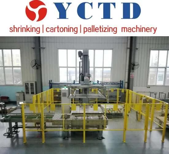 Good quality Carton Palletizing Machine for green tea juice beverage, drinks