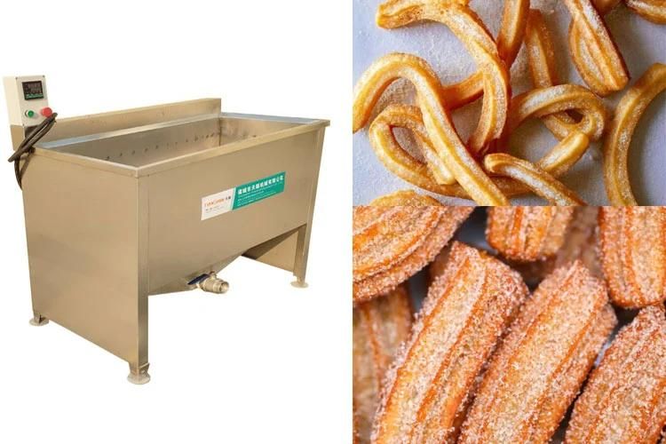 Batch Snack Fish Deep Frying Machine Water in Oil Fryer