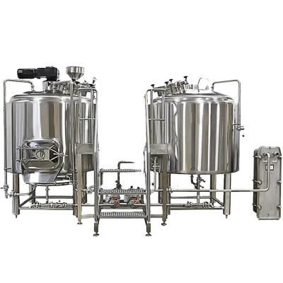 300L 500L Craft Beer Brewing Equipment Barley Cooking Vessel