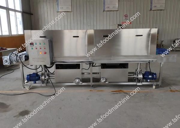 Continious Plastic Basket Washing Machine Crate Washer 300 Crates Per Hour