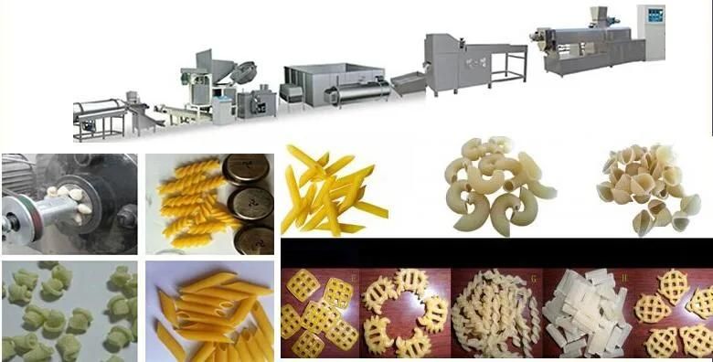 Single Screw Extruder Pasta Macaroni Food Machine Price