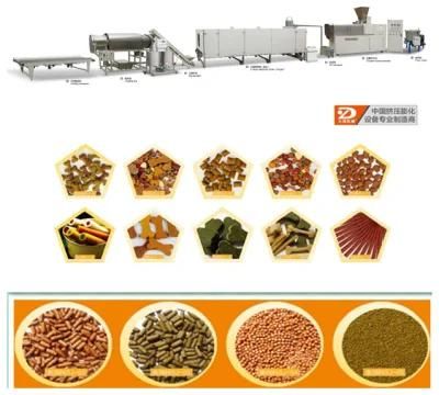 Automatic Extruded Kibble Cat Pet Puppy Dog Food Machine