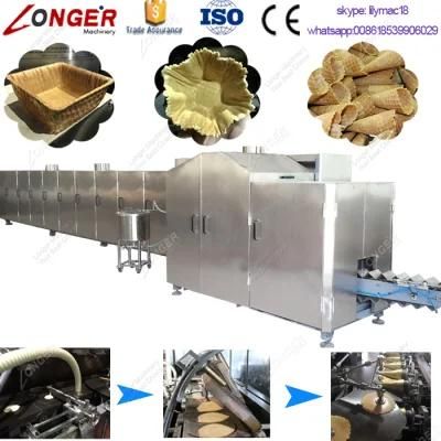 Automatic Ice Cream Rolled Sugar Cone Machine for Sale