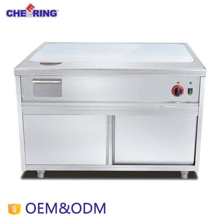 Stainless Steel Electric Teppanyaki with Griddle