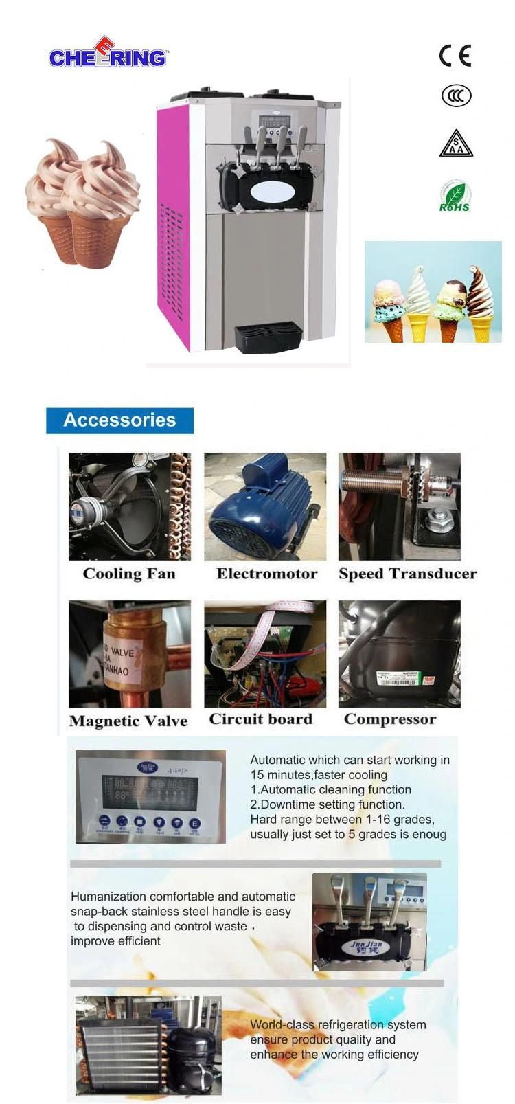 Junjian Bql-198 2+1flavor Ice Cream Machine