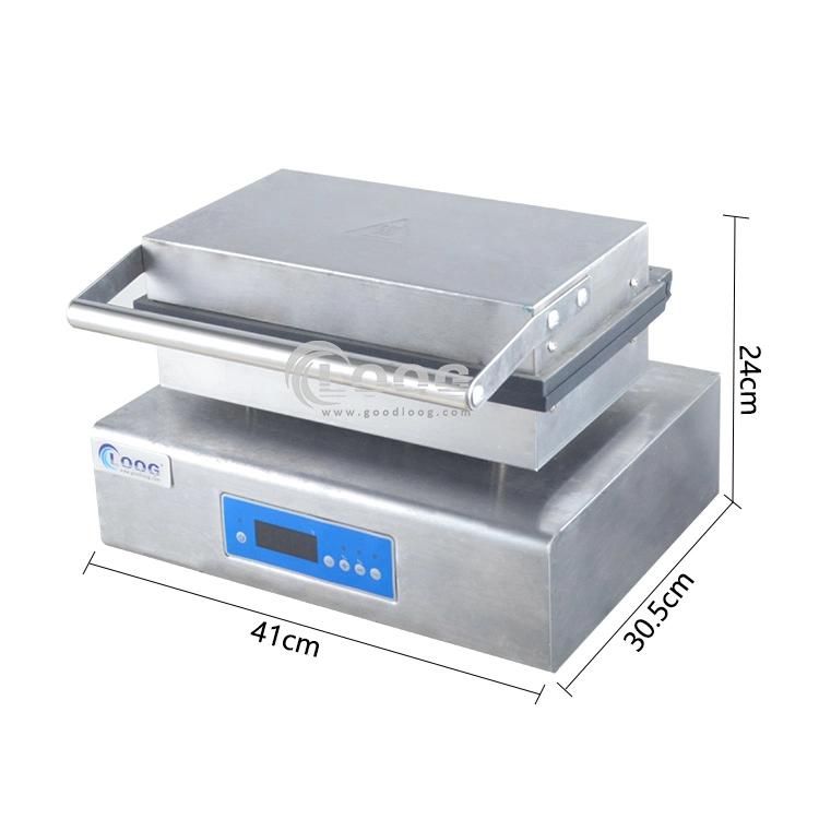 Digital Fast Heat Snack Kitchen Equipment Lolly Corn Dogs Machines 6 Sticks Belgian Mini Hot Dog Waffle Maker for Restaurant