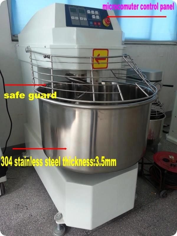 50kg Dough Mixer, Bread Dough Kneading Machine, Spiral Dough Mixer