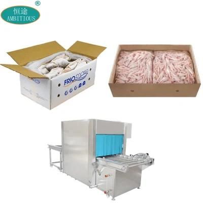 Frozen Seafood Chicken Sanitiser Tunnel Sterilizing Equipment
