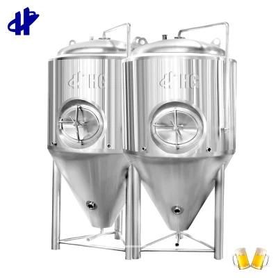 Stainless Steel 1000L 3000L 5000L 10000L Dimple Jacket Wine Fermenter Bright Tank Brewery ...