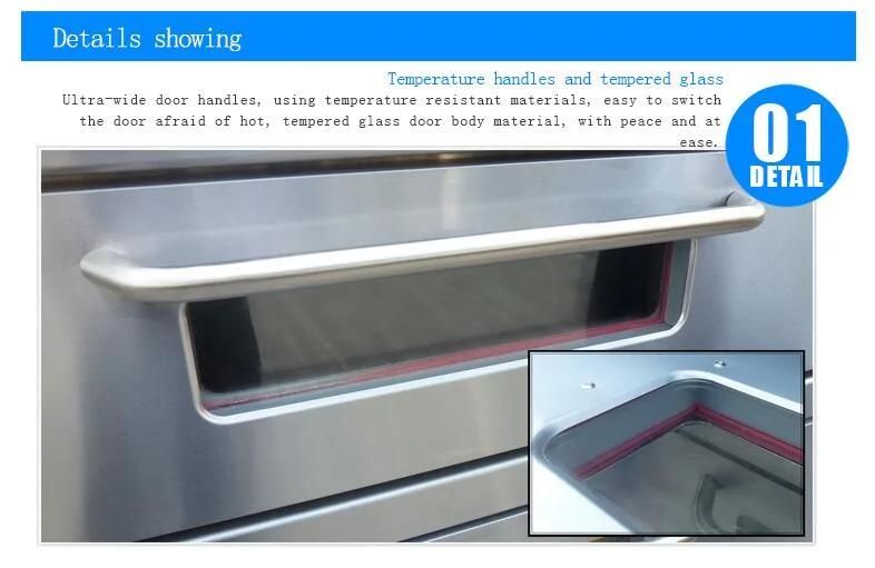 China Factory Stainless Steel Baking Oven Commercial Electric Pizza Bread Oven