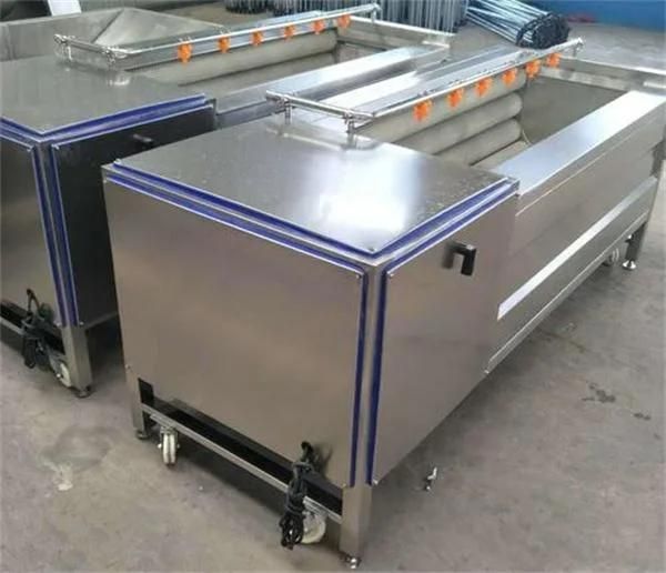 Vegetable Roller Brush Washing Peeling Machinery Potato Carrot Washing Machine
