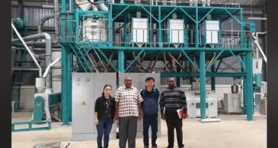 50t/24h Maize Milling Machine Maize Meal Processing Roller Meal Breakfast Meal