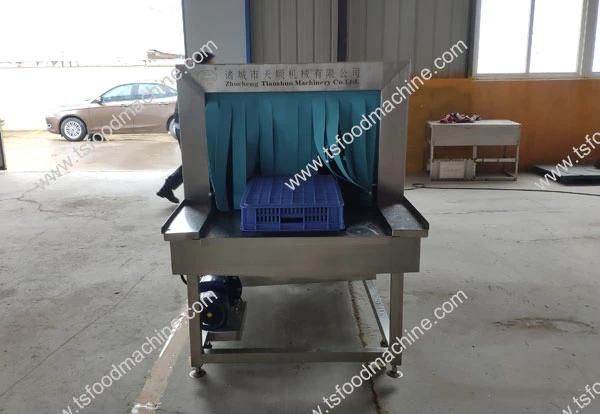 Continious Plastic Basket Washing Machine Crate Washer 300 Crates Per Hour