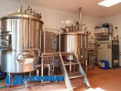 Cassman 2 Vessels Brewhouse System 500 Liters Brewing Equipment for Pub