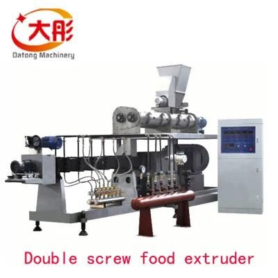 Twins Screw Extruder Floating Fish Feed Production Machine