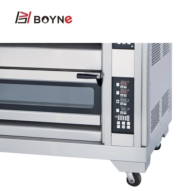 High End Commercial Bread Two Deck Four Trays Gas Machine Oven