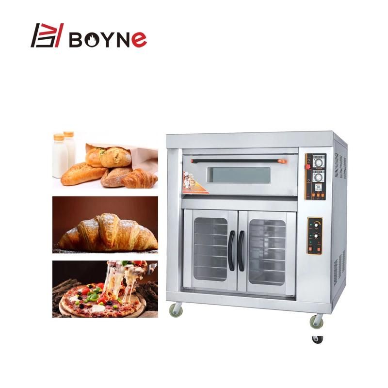 Bakery Kitchen Machine Gas Baking Oven with Proofer