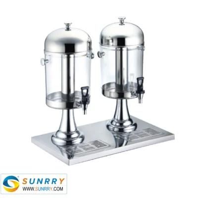 Hotel Cold Beverage Juice Dispenser with Double Tap