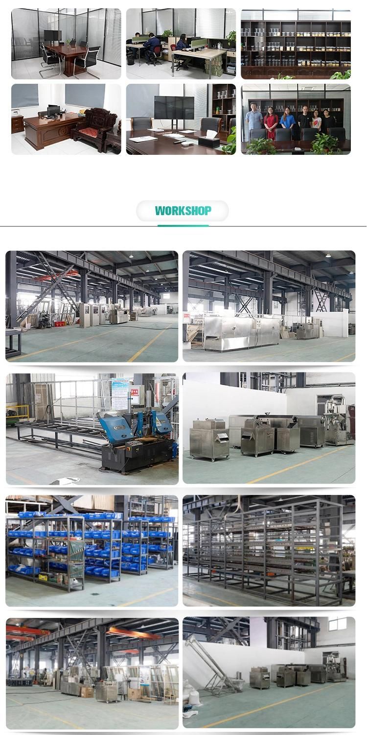 Automatic Fried Salad Buggles Chips 2D 3D Pellet Snacks Twin Screw Extruder/Puffed Frying Food Production Line/Automatic and Good Taste Continuous Make Machine