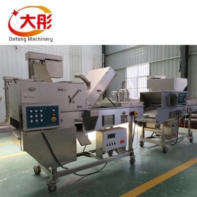 Restaurant Fast Food Burger Meat Preduster Flouring Machine Chicken Nuggets Preduster ...