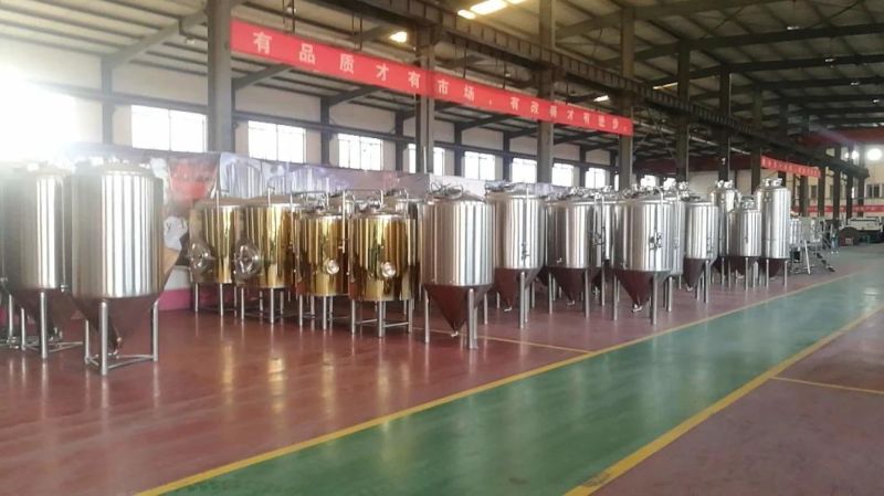 100hl Brite Tank SS304 Beer Storage Vessel with Cooling Jacket