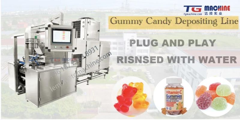 Advanced Gummy Candy Production Line Gummy Filling Machine Gummy Bear Making Machine