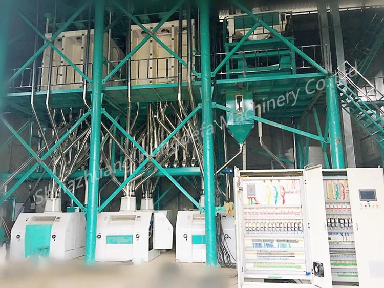 European Standards 80t/24h Wheat Flour Milling Machine Wheat Mill Plant