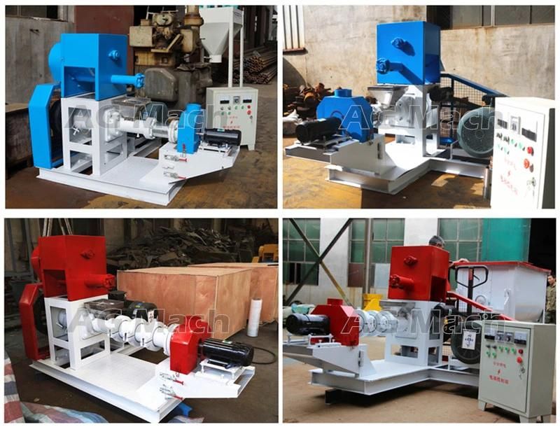 Screw Type Animal Pet Dog Food Cat Food Fish Feed Pellet Extruder Machine