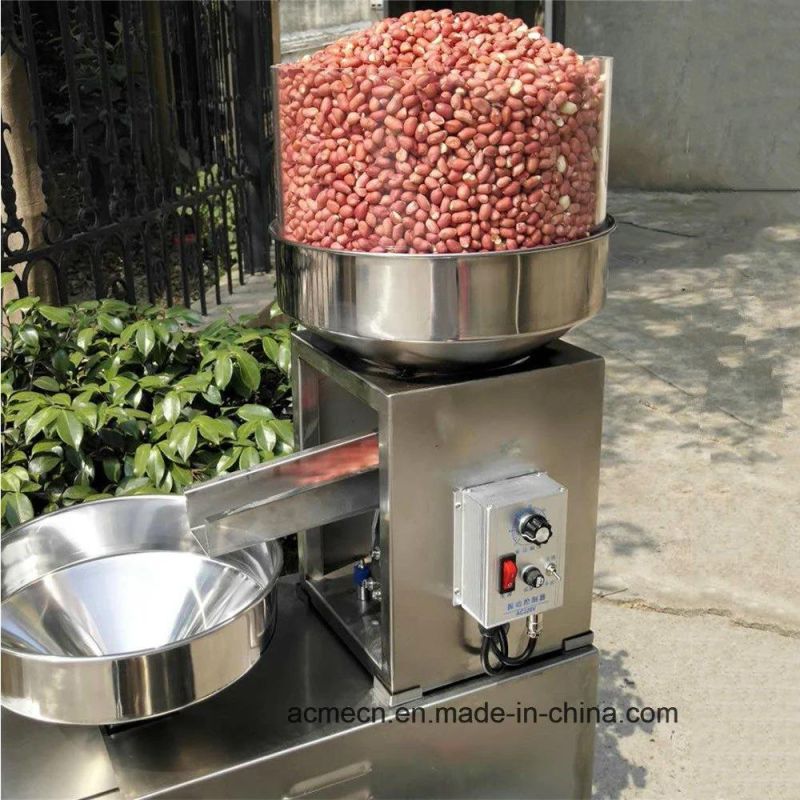 Mobile Type Commercial Oil Press Machine / Peanut Oil Press / Automatic Smart Cold Press Oil Mill