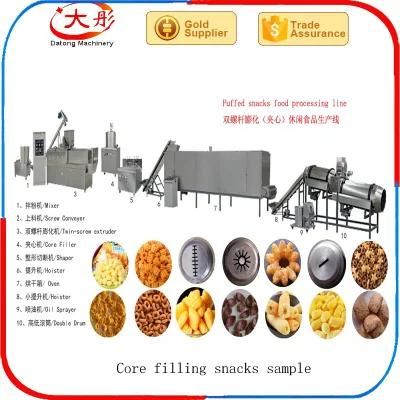 Ice Cream Chocolate Core Filling Snack Food Machine